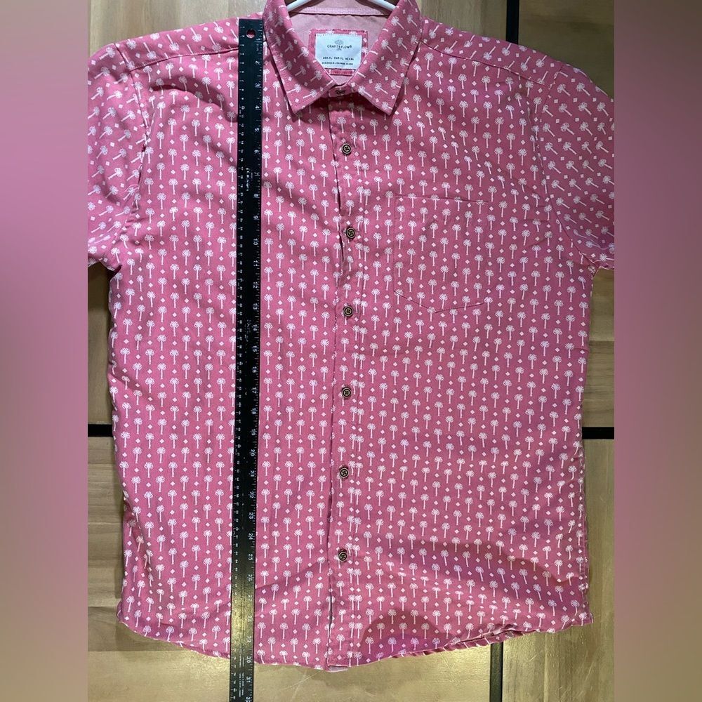 Craft + flow palm tree‎ casual button up - Picture 2 of 5